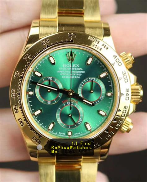 fake green faced rolex|rolex watches for men green.